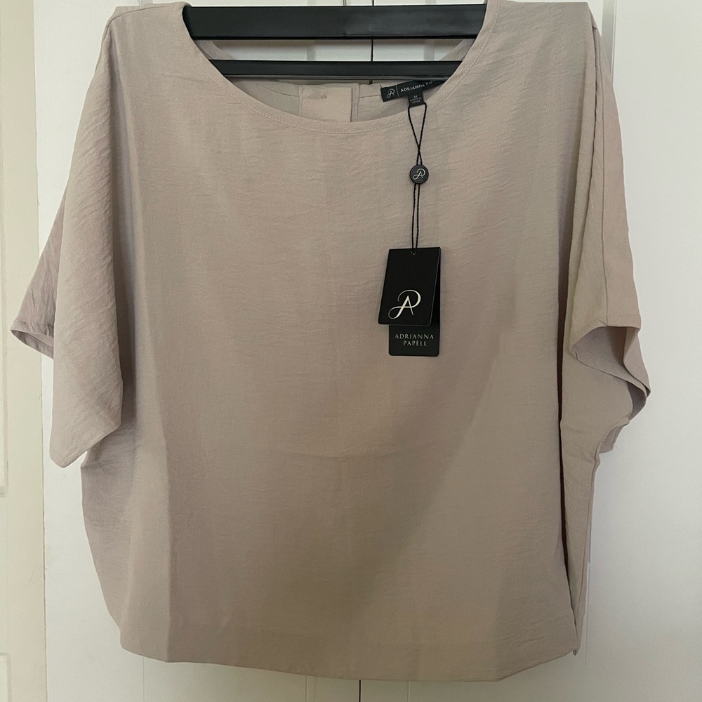 Adrianna Papell Women's Tan Top